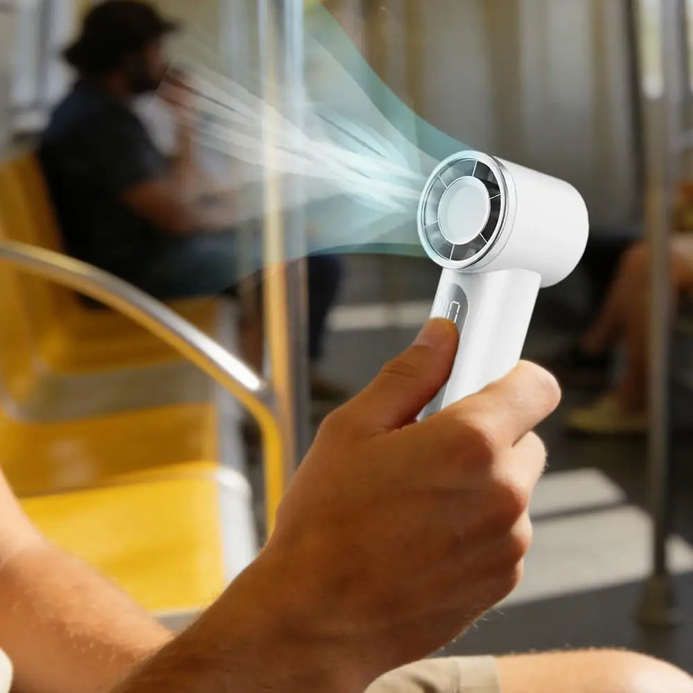 Air Cooler High-speed Handheld Fan Quiet Operation Waterproof USB Rechargeable Fan Long-lasting Strong Wind Fan Desktop