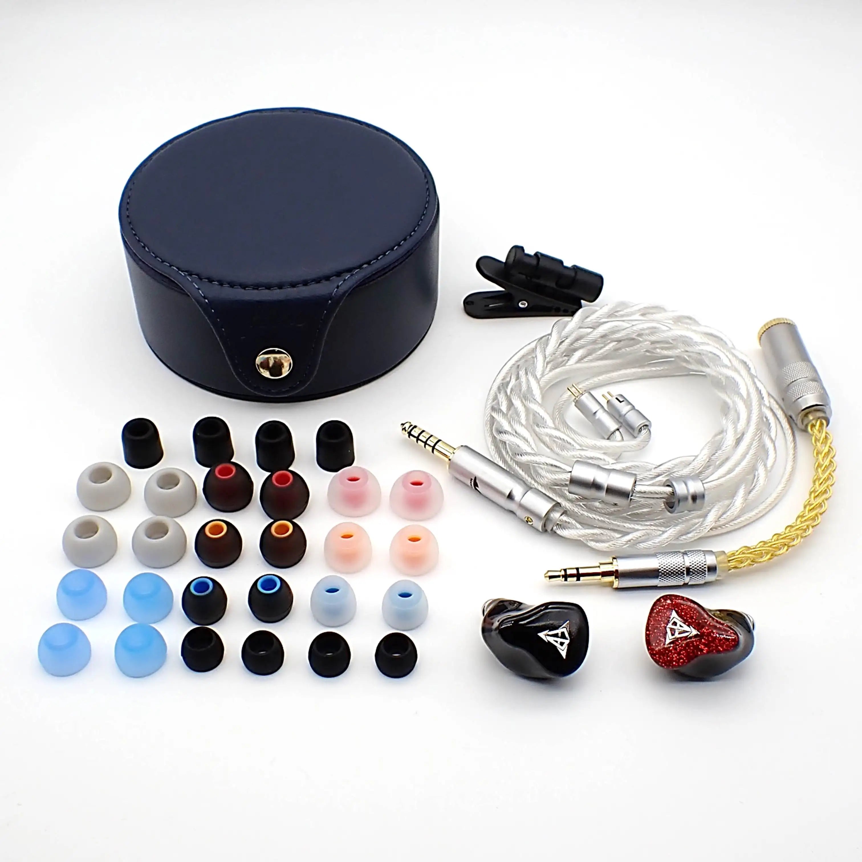 Hisenior Mega5Est Bass+ Limited Edition 2EST + 2BA +1DD Tribrid 5-Drivers Hybrid Audiophile Sub-bass IEM HiFi In-ear Earphone