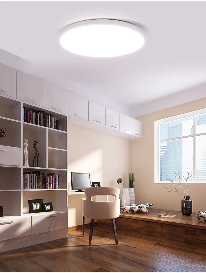 Led Ceiling Lamp Modern Ceiling Light IP65 Waterproof Round 30/18W Indoor Lighting For Bathroom Living Room Kitchen Balcony 220V
