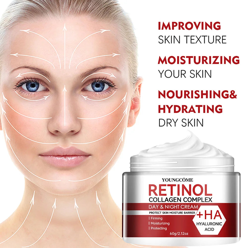 Retinol Moisturizer Face Cream Repairing Moisturizing Nourishing Cream Brightening Skin Facial Cream Anti Aging Face Skin Care