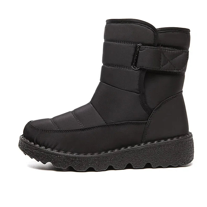 Women Boots 2024 Winter Shoes Woman Waterproof Snow Boots Winter Warm Fur Botas Mujer Korea Style Black Ankle Boots For Women
