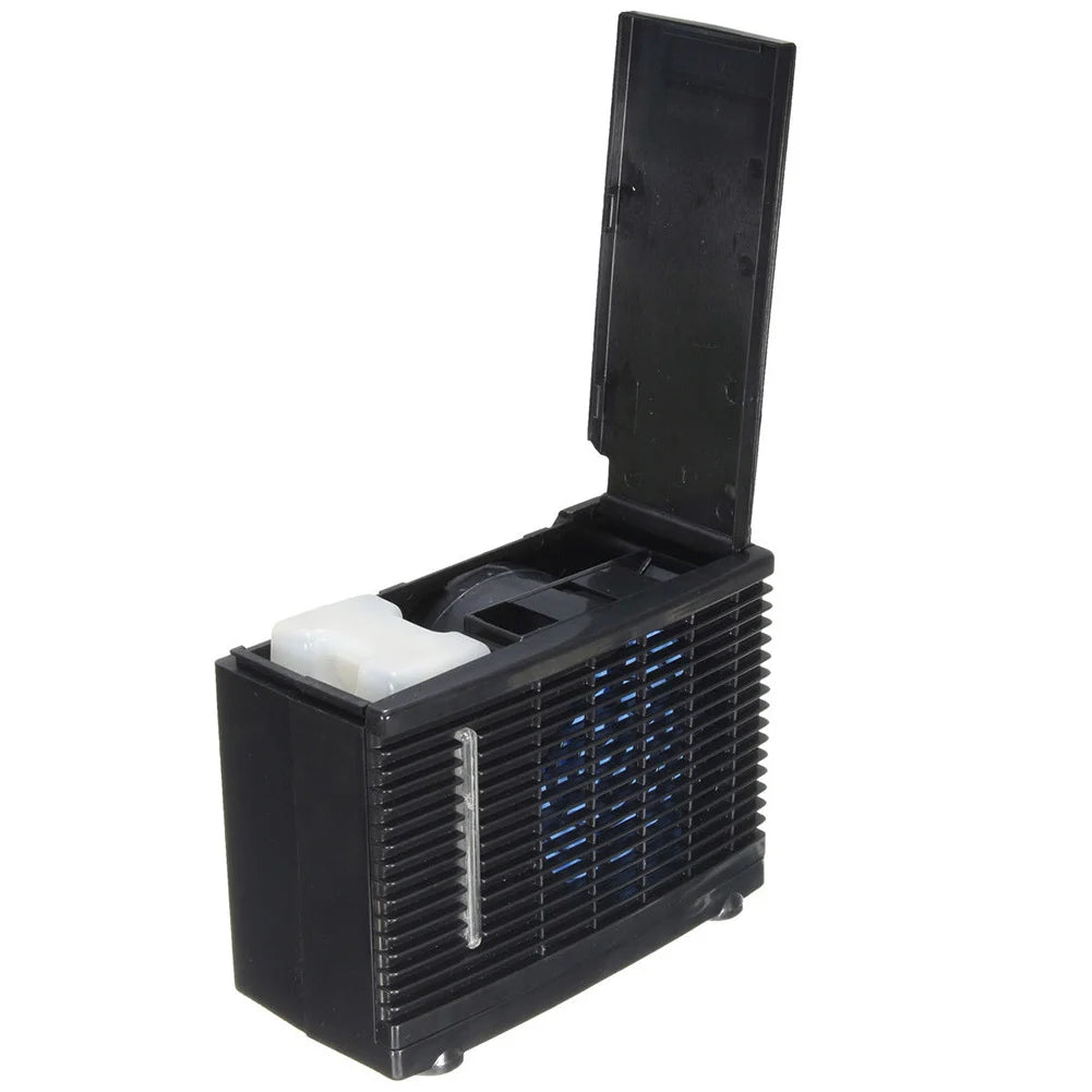 12V 3A for Outdoor Scenes Portable Mini Car Air Conditioner Quiet  Low Power Consumption Car Cooling Machine ABS Housing