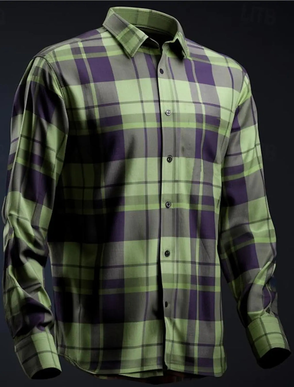 Geometic Business Casual Men's Dress Shirt Button Up Shirt Long Sleeve Business Daily Fall Winter Shirt Collar 3D Print Clothing