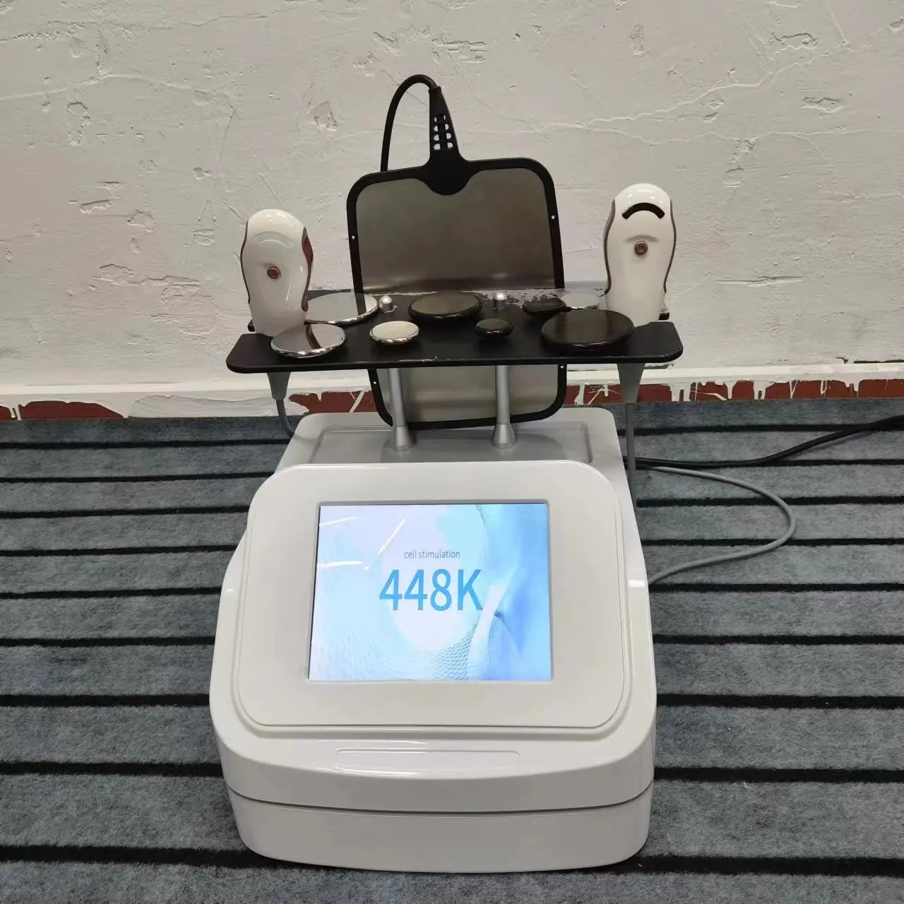 448KHZ Tecar Therapy RET CET JDM Diathermy Machine Pain Relief Body Sliming Weight Loss Skin Deep Health Care System Portable EC