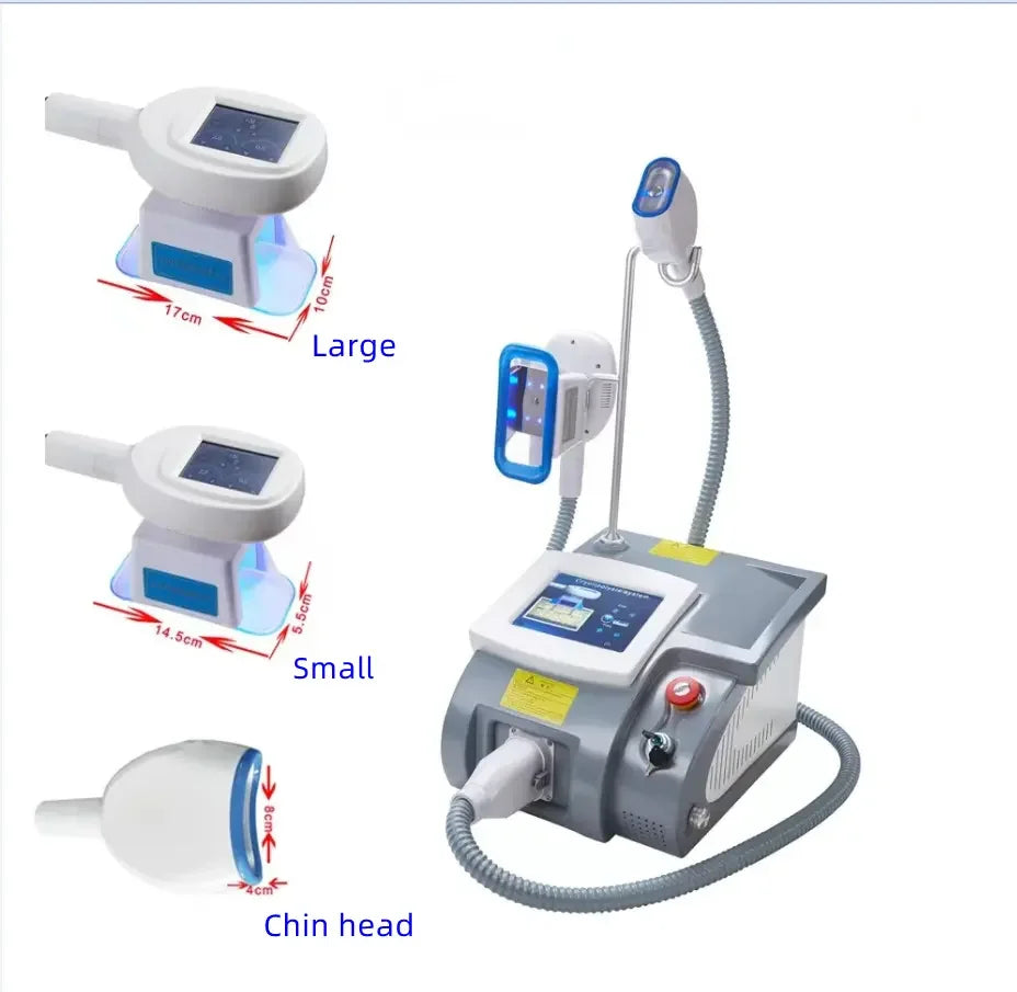 Portable 360 Cooling Sculpting Body Slimming Machine Loss Weight Fat Freezing 3 In 1 Cellulite Removal Vacuum Cavitation Machine