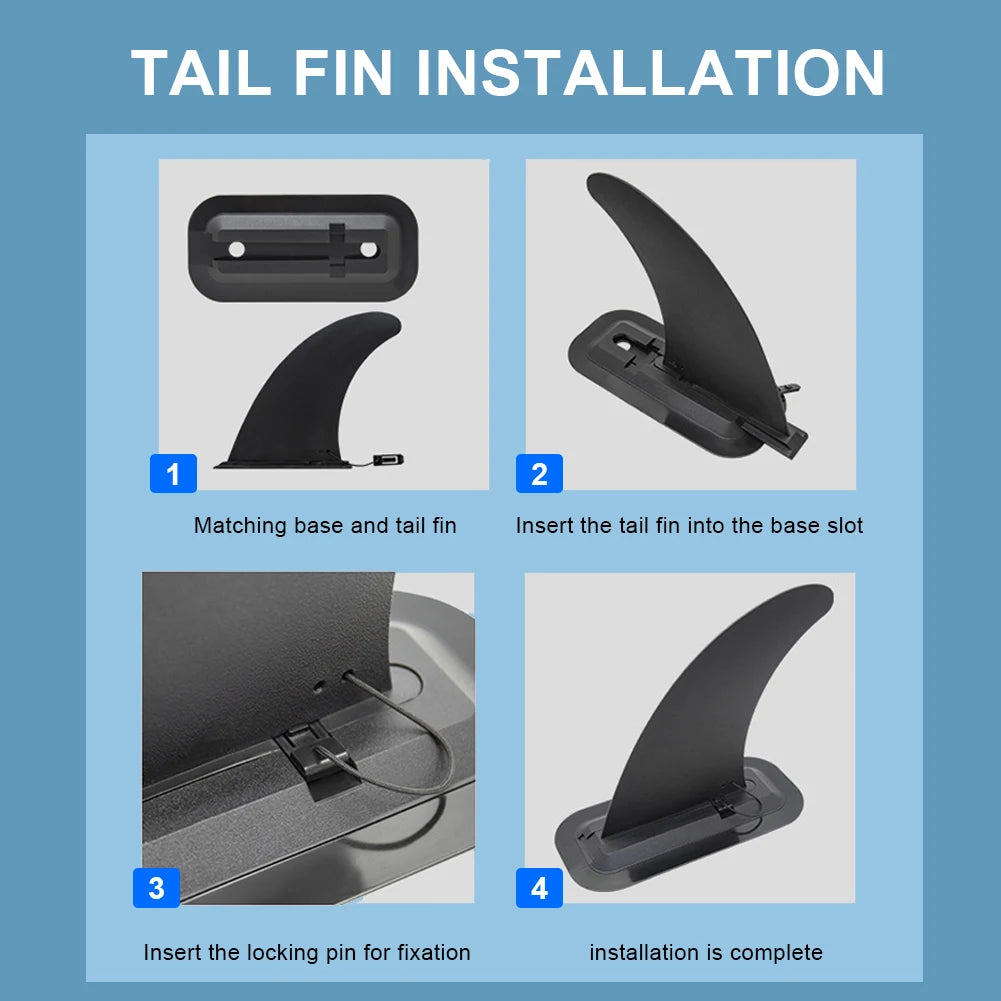 1pc SUP board Accessories SUP Fin Stand Up/Paddle/Inflatable Board Surfboard Central Fin Water Sport for Long Board Surfboard