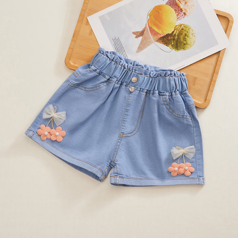 1pcs Kids Baby Summer Cool Cute Denim Clothing Shorts Pants Jeans Clothes Children Girls Casual Short Trousers Infant Bottoms