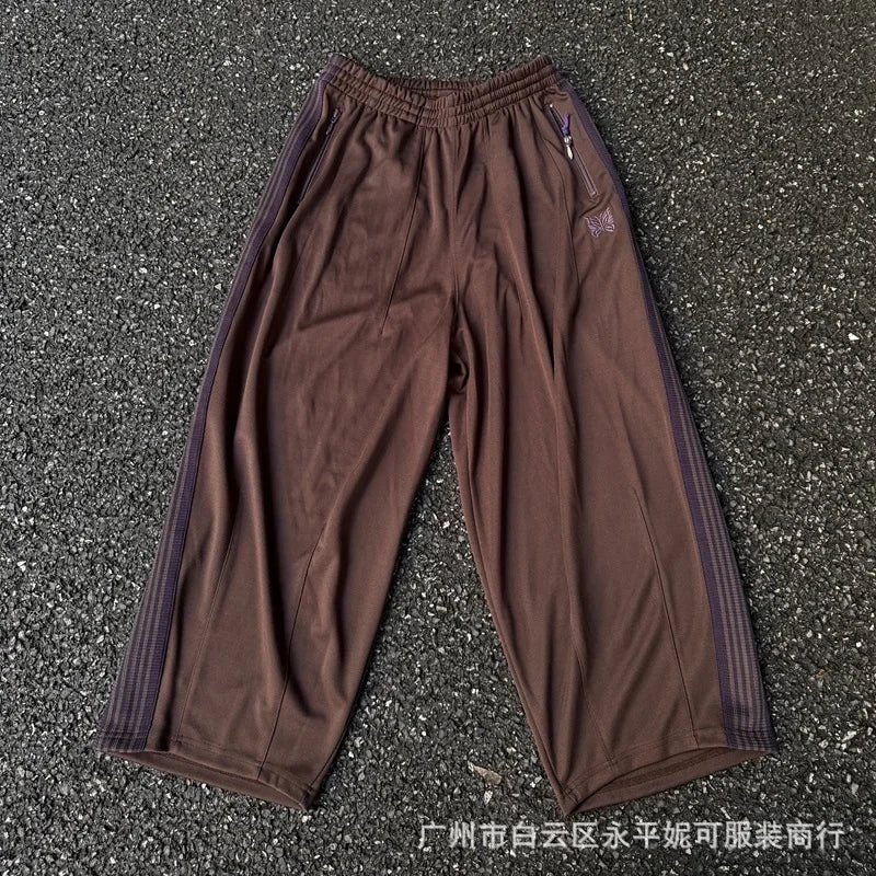 2026 Casual Loose Sports Pants  Embroidery Woven Belted Straight Leg Long Trousers for Men And Women Spring Autumn Fashion JK