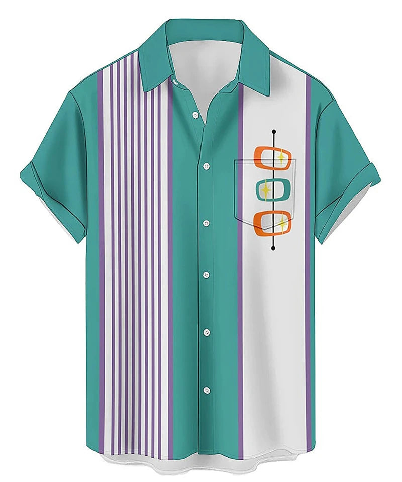 Summer Men's Shirts 3d Print Casual Outdoor Street Short-sleeved Shirts Men Women Loose Comfortable Hawaiian Men's Daily Wear