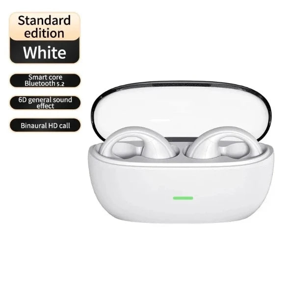 New Earclip Wireless Bluetooth Headset OWS Touch Light Mini High Quality Earplugs Anti Sweat HD Sound Stereo Universal Headset