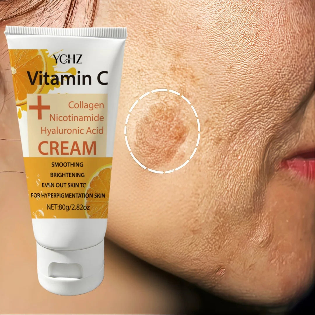 Vitamin C Niacinamide Dark Spot Brightening Cream |   Collagen and Niacinamide Face Cream - Whitening and Brightening Cream, Brightens Skin Tone, Evens Skin Tone, Suitable for Face and Body - 80g
