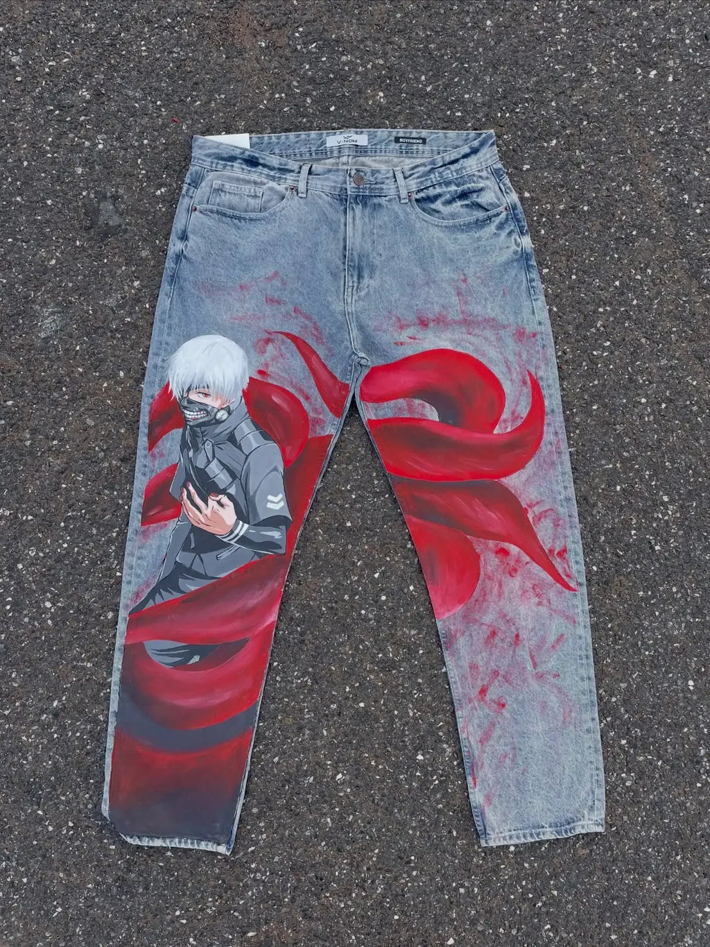 Harajuku Zoro Y2k Baggy Jeans Women Vintage Wide Leg Denim Pants Popular Jeans Streetwear Couples Trouser Men Clothing