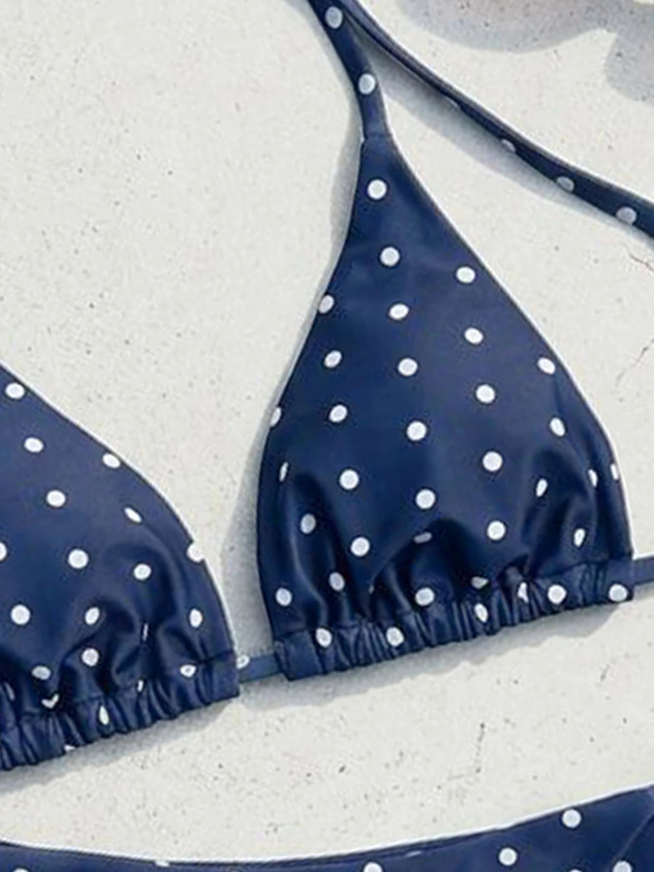 2026 Women's Retro Polka Dot Bikini Set Push up Tie Side Swimwear Sexy String Bikini Bottom for Beach Vacation Bathing Suits