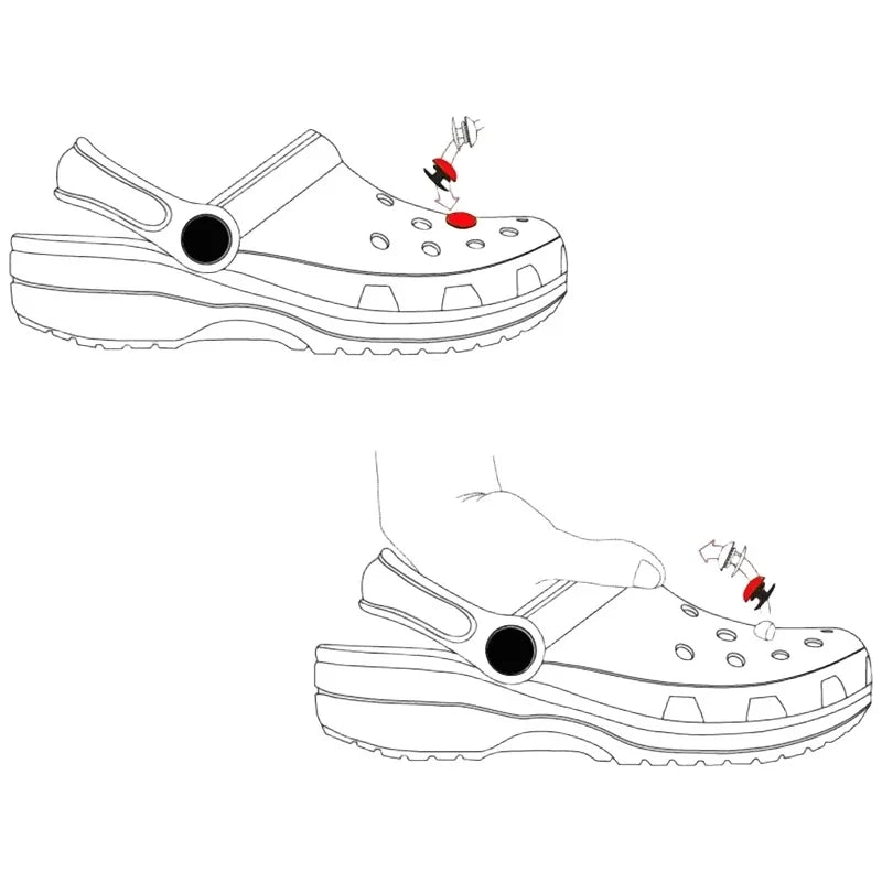 16Pcs Retro Rabbit Shoes Charms Set Plaid Buttons Multi Flowers Shoe Charms Decor for Sandals Clogs Holiday Gift Pack