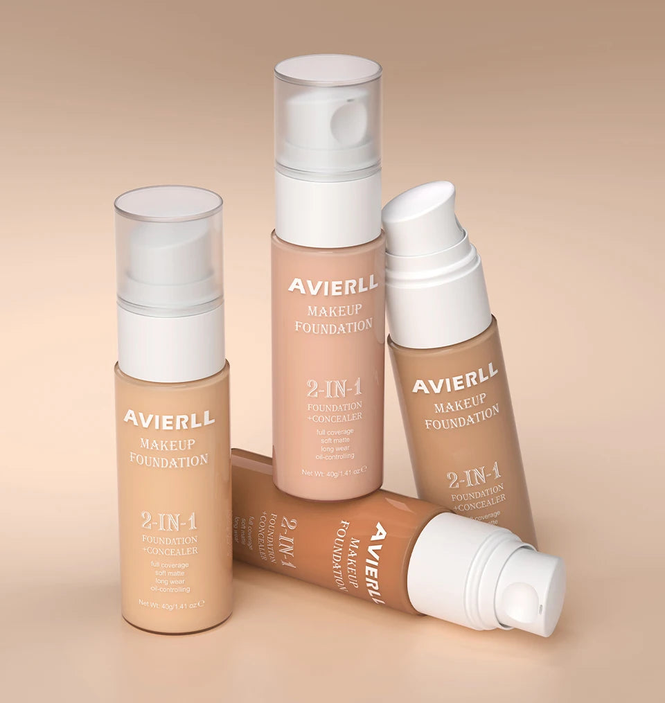 Moisturizing Foundation, Concealer, Waterproof Face Makeup Base, Suitable for Women's Makeup, Halloween Gift