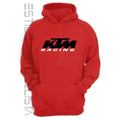 KTM RACING Moto casaco canguru com bolso masculino e feminino