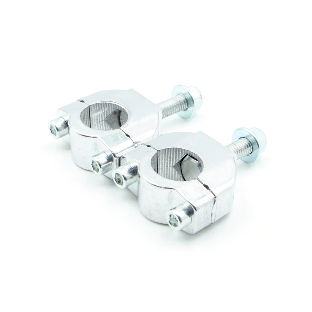 Motorcycle 7/8'' 22mm Handlebar Bar Risers Mount Bracket Clamp Taper For 47 49cc Engine 2 Stroke Pocket Bike Mini Dirt Bike Part