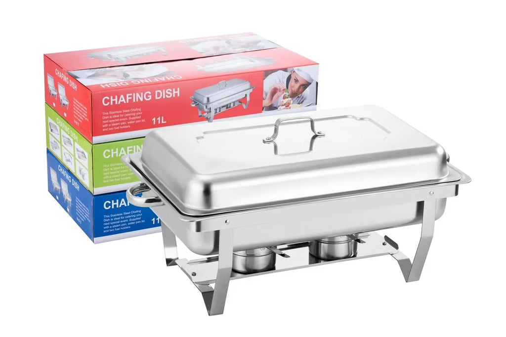 CLL Stainless Steel Buffet Stove Food Heating Vessel Restaurant Folding Dining Stove Buffet Stove