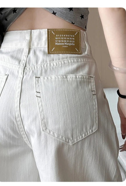 Y2K Retro Loose Casual Middle Short Jeans Summer New Women's Korean Denim Five Points Pants Ladies Fashion All Match Baggy Jeans