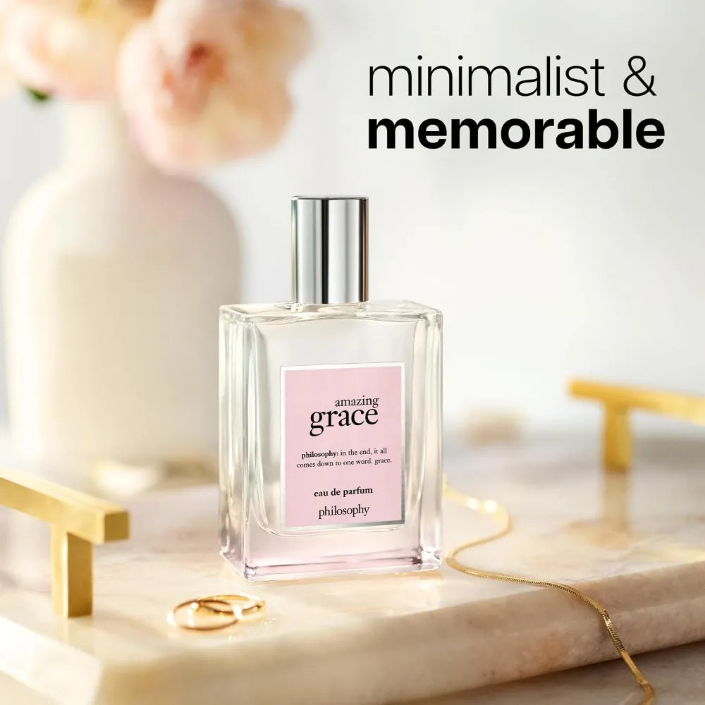 Philosophy Amazing Grace Eau de Parfum For Women, Clean Floral Long Lasting Perfume with Bergamot Lily of The Valley Musk Notes
