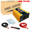 4000/6000W Inverter 12v 220v 110v Modified Sine Wave Car Power Inverter Transformer Convert LCD Display Vehicle Inverter 2USB
