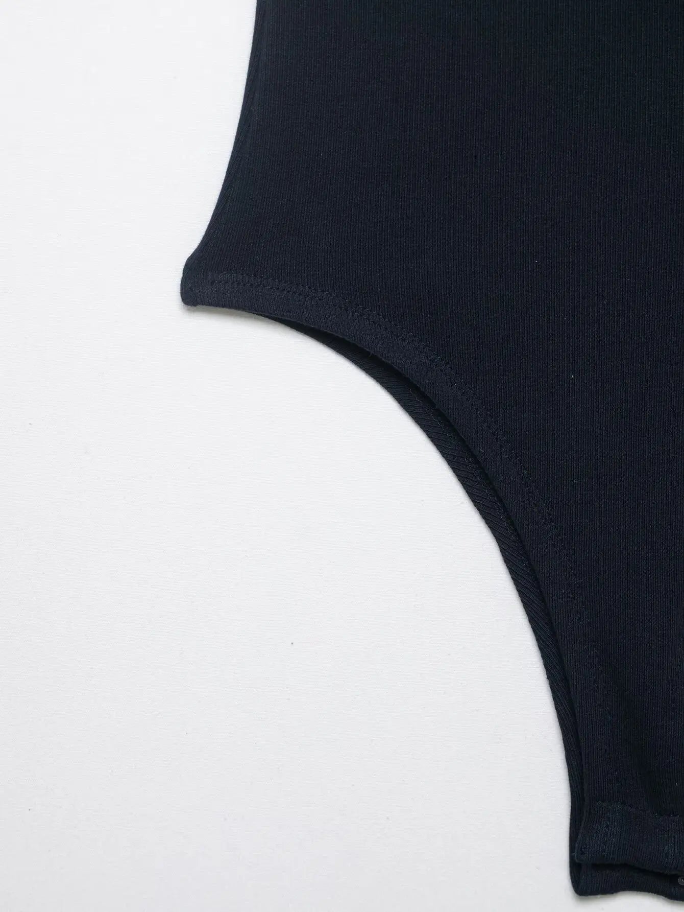 Women's Jumpsuit 2026 Summer New Cute Hot Girl Style Fashion Round Neck Color-Blocked Piping Straps Cotton Blend Fabric