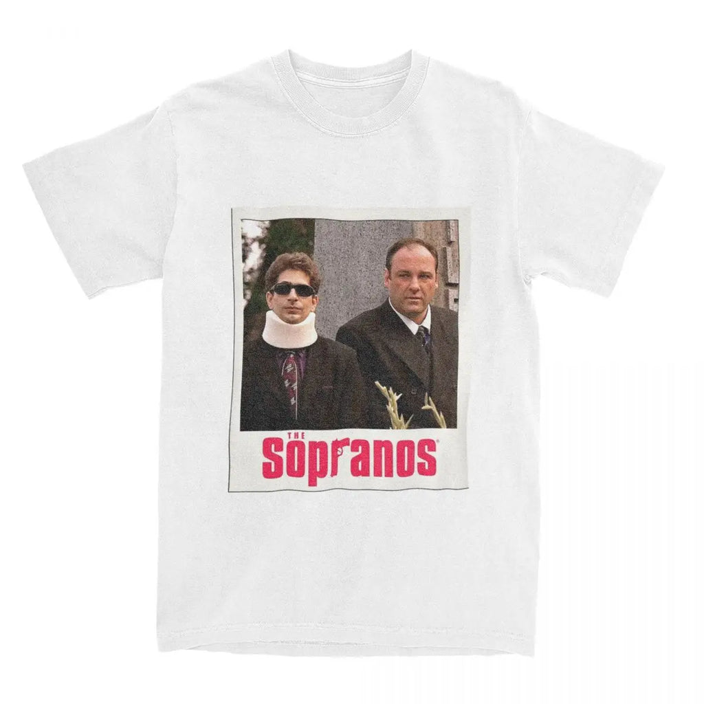Streetwear T Shirt Tony Soprano Tv Show Pop Culture Cotton T-Shirts Fashion Tshirt for Men Summer Casual Short Sleeve Top Tees