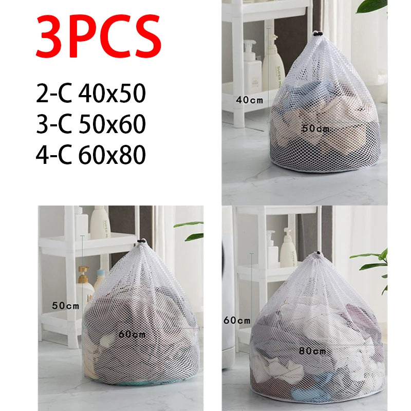 Net Washing Machine Dirty Clothes Dirty Laundry Bag Washable Mesh Pranya Bag Net for Washing Machine Bags Clothes