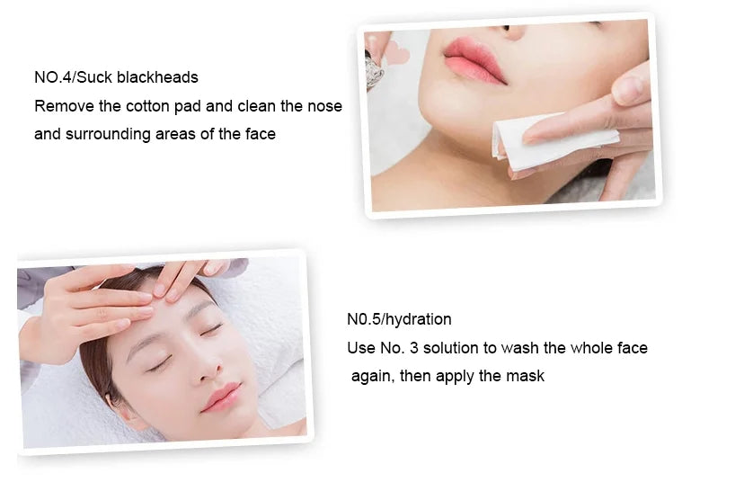 3 Pcs/1200ml Facial Skincare Face Serum AS1 SA2 AO3 Aqua Peel Solution For Facial Machine Skin Deep Cleaning Kit
