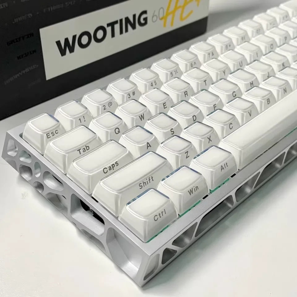 XVX Jelly Crystal Keycaps Side Print Pink/Blue 113keys Double Shote DIY Mechanical Keyboard OEM Profile Translucent Keycaps