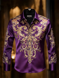 New 11 color men's 3D printed long sleeved shirt with high-quality and casual long sleeved collar top