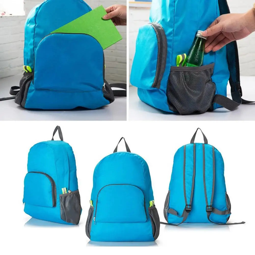 Foldable Outdoor Mountaineering Backpack Ultralight Nylon Waterproof Travel Daypack Bag Large Capacity Sports Hike Camping Bag