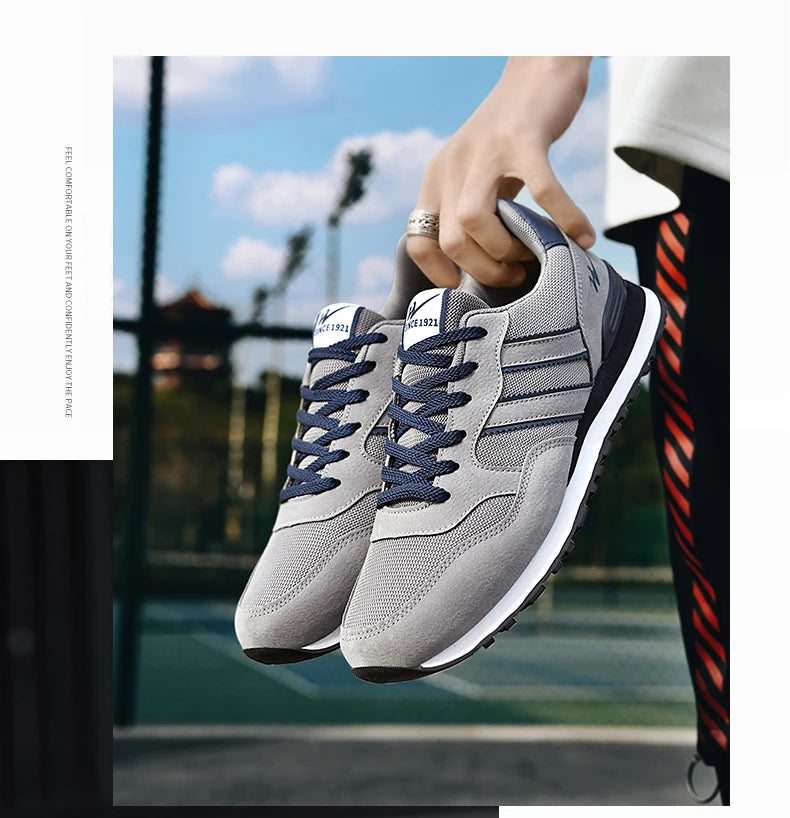 Double Star Men's Retro Running Shoes 2026 April May Breathable Mesh Casual Sneakers VintageClassicLightweightWalkingShoesforMen