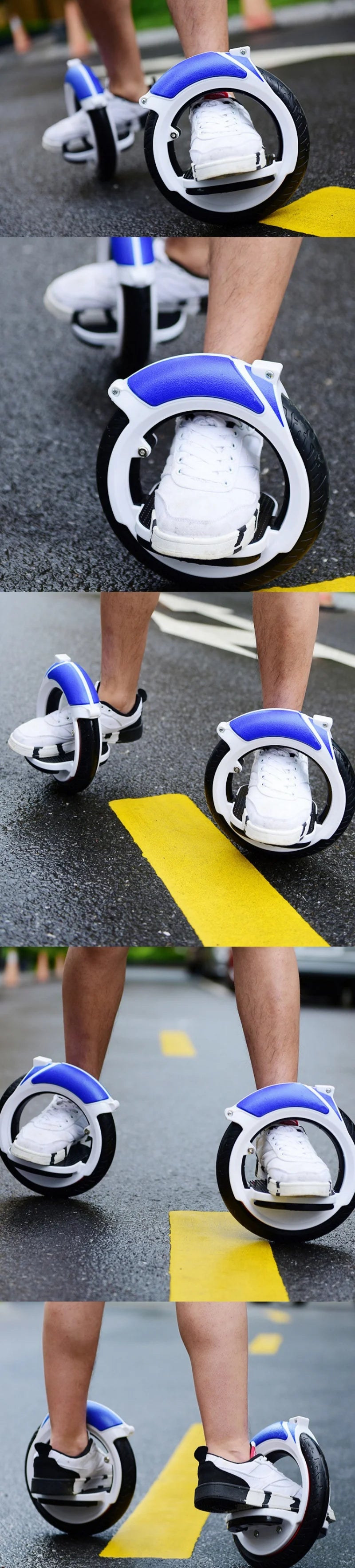 Portable Double-row single-wheel Drift Board Adult style Scooter Mobility Scooter Silent Split Roller Skate
