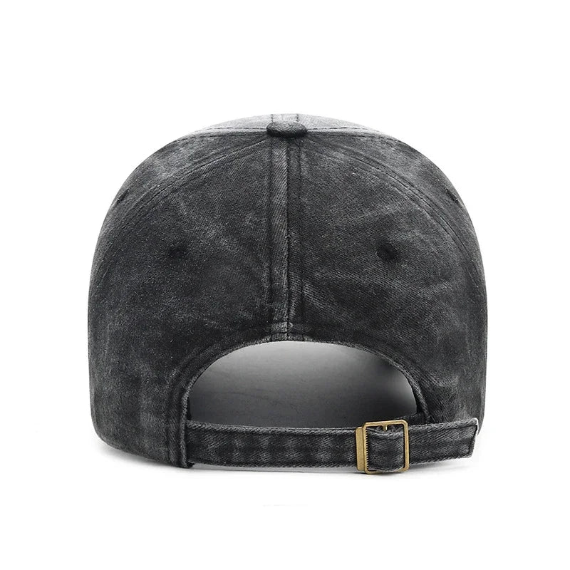 New Style Washed Old Letter Embroidered Caps Outdoor Fashion Personality Street Sun Visor Baseball Cap