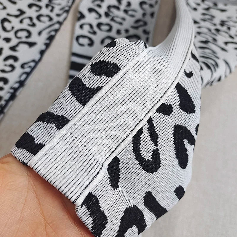 Leopard Print Seamless Booty Lift Leggings - High Waist Compression Yoga Running Training Pants