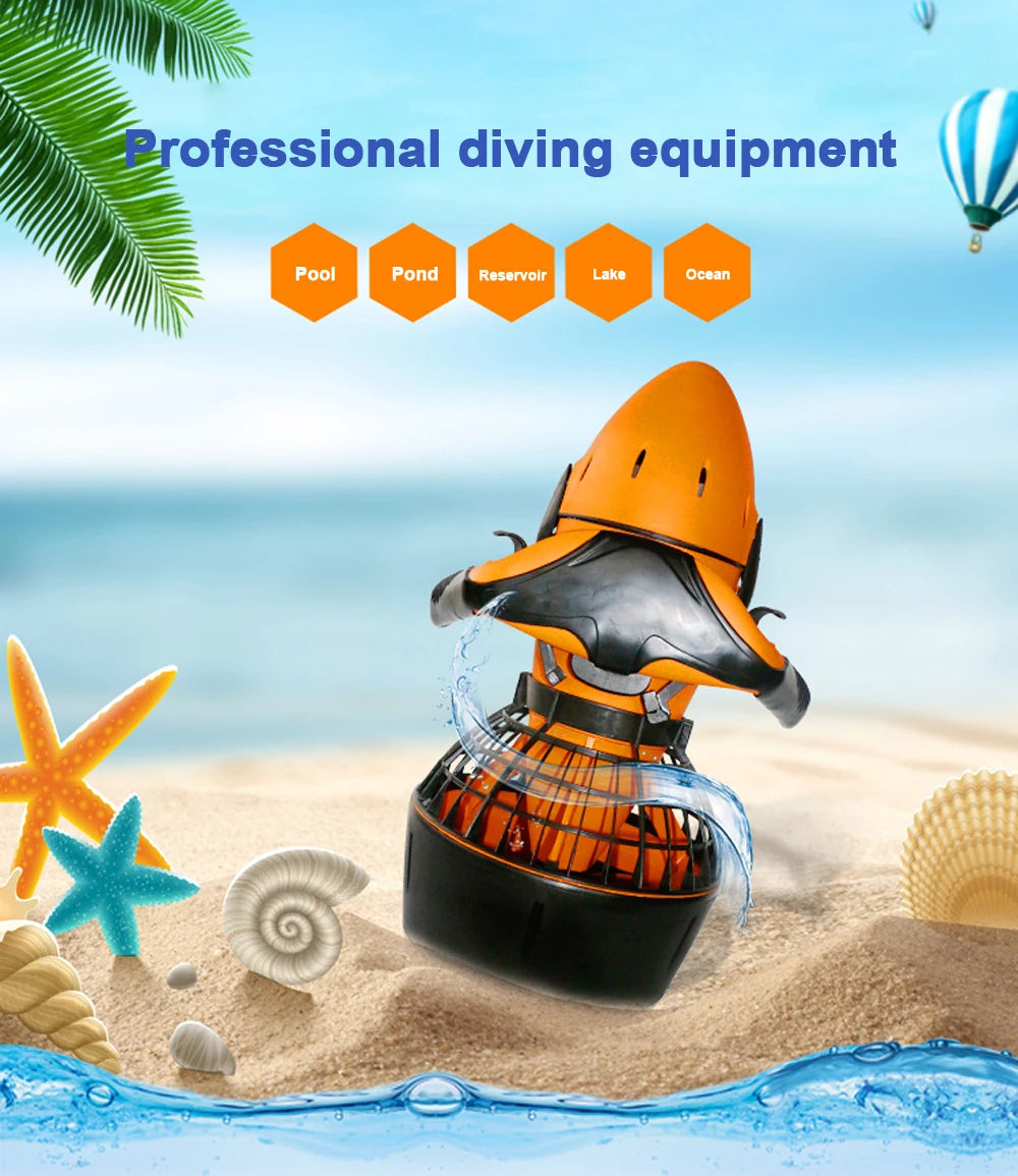 2026 New Design Factory Offer 300W High-Class Diving Equiment Water Scooter,Sea Scooter Underwater Screw (Without Battery)