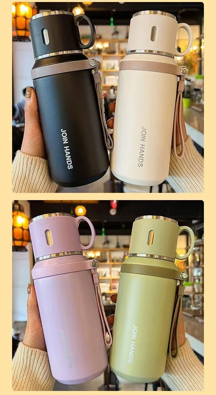 316 Stainless Steel Insulated Water Bottle 24 Hour Hot Cold Leak Proof with Straw and Lid for Gym Travel Outdoor Sport