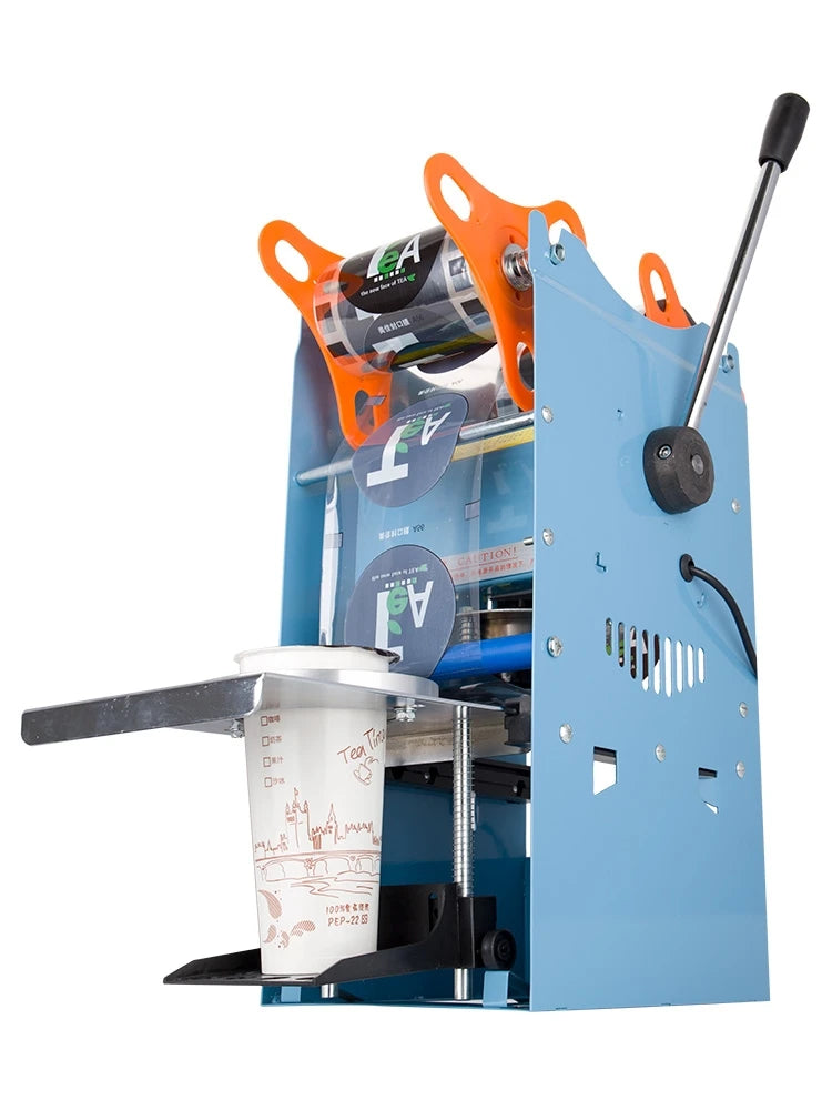 Cold Drink Shop Manual Bubble Tea Sealing Machine for 90mm/95mm Plastic Cup