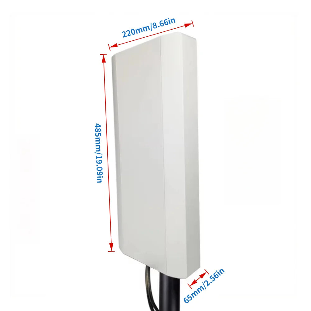 High Gain 5G 4G LTE Outdoor Enhanced Antenna 2X14dBi Dual Polarized MIMO Waterproof Antenna For Router Wireless Access Point