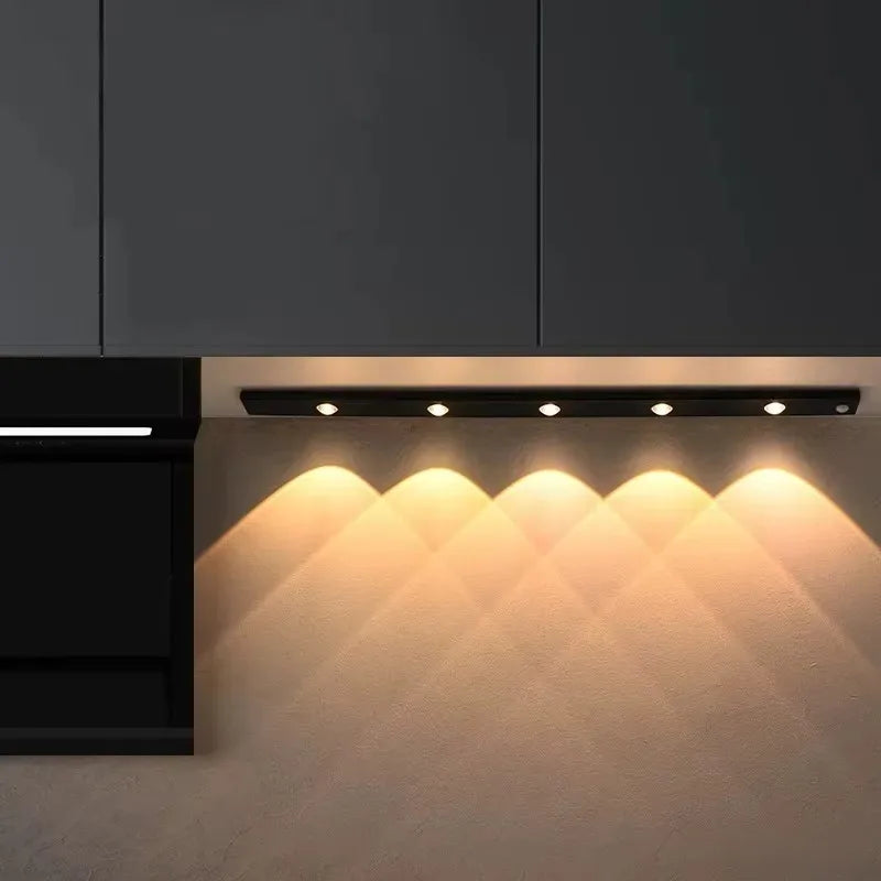 Motion Sensor Light LED Sensor Lamp Wireless Ultra Thin USB LED For Kitchen Cabinet Bedroom Wardrobe Indoor Lighting Night Light