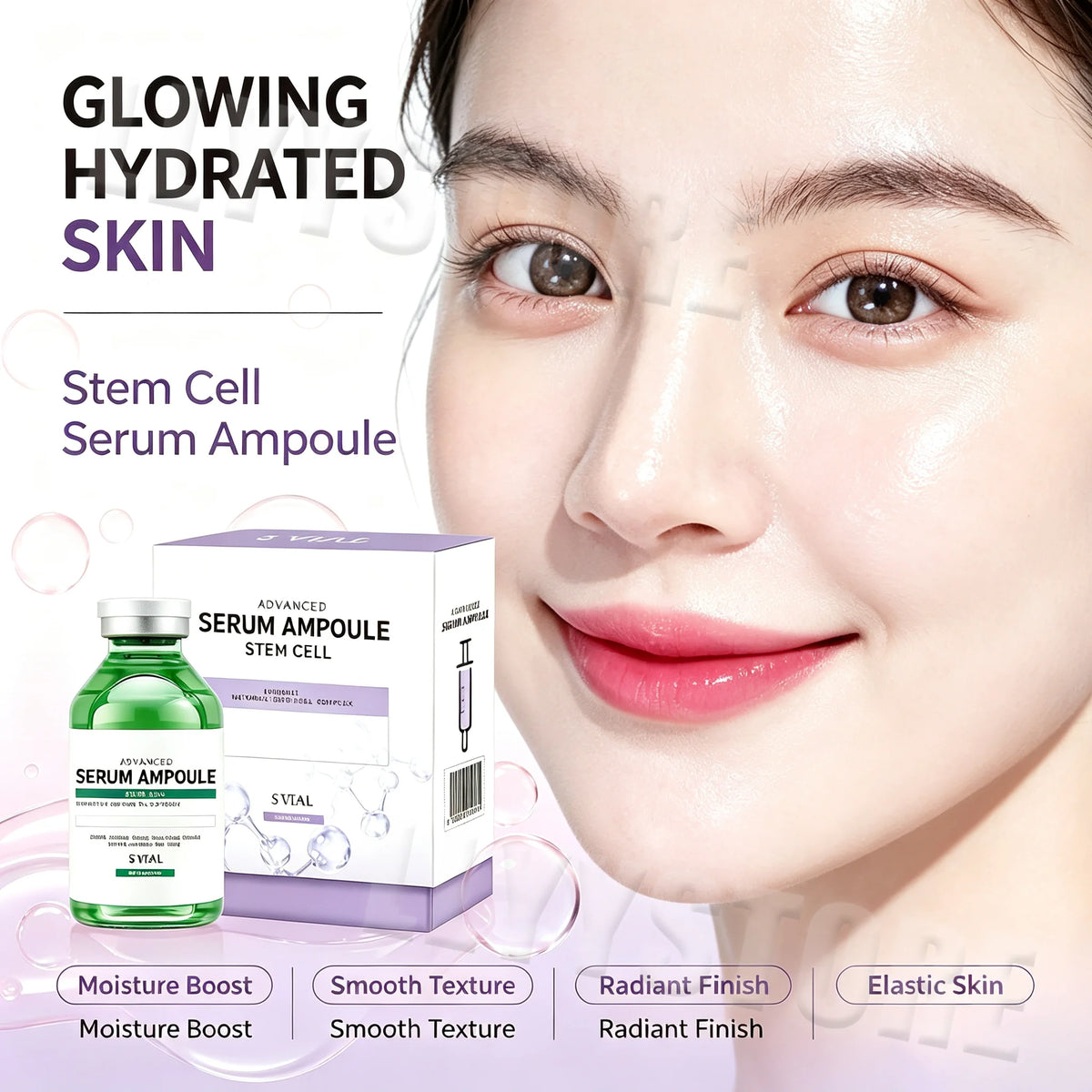 Collagen Ampoule Serum Intensive Nourishment Skin Elasticity Lightweight Absorbable Age‑Defying Smooth Fine Lines Facial Essence
