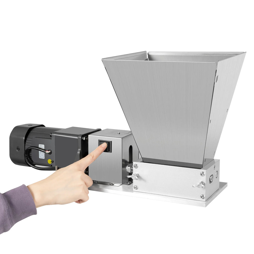4L Electric Grain Mill 20kg/h Barley Grinder Wet/Dry Malt Crusher Grain HomeBrew Mill Widely Use For Grain Feed Production