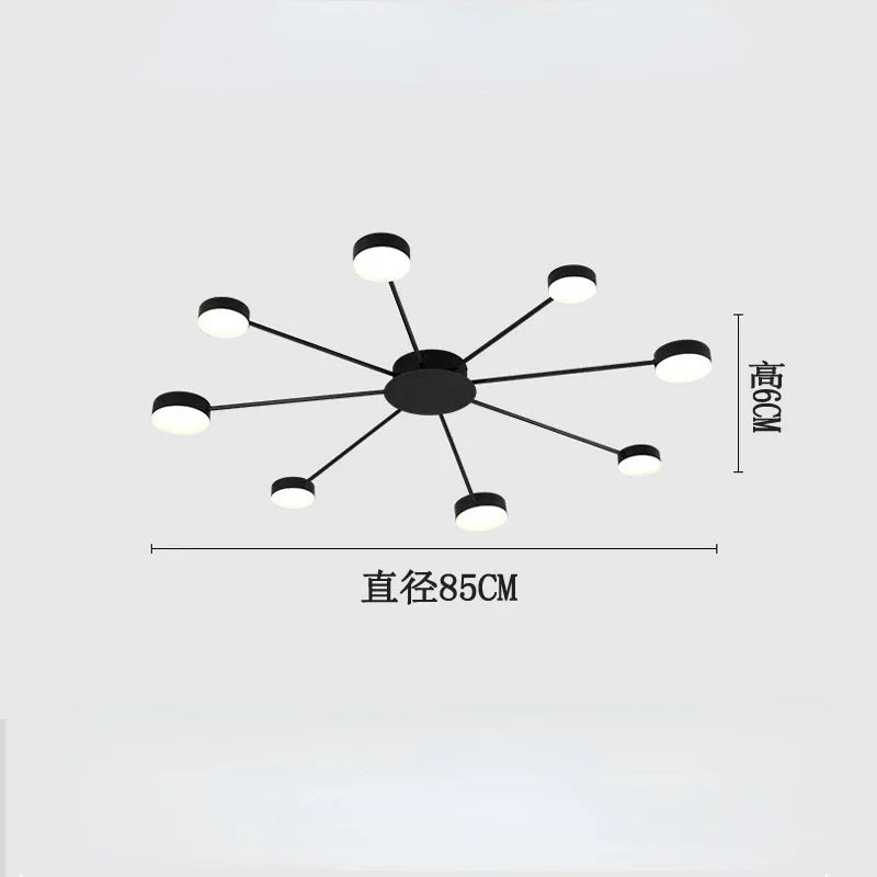Nordic LED Ceiling Indoor Lighting Home Lamps Living Room Dining Bedroom Cloakroom Decoration Chandelier Lights Modern Wall Lamp