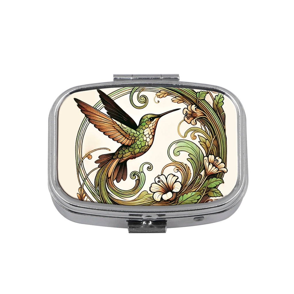 Animals Metal Medicine Box Bird Pill Packaging Health Products Butterfly Moisture Resistant Storage Case Personalized Casket