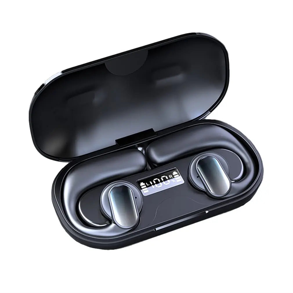 Bluetooth Wireless Earphones, Bone Conduction Noise Cancelling Waterproof Headphones, with Mic HD Call Headset,Bluetooth 5.3