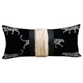 Modern Light Luxury Ice Velvet Black / Light Coffee Throw Pillowcase Woven Back Pillow Cushion Cover