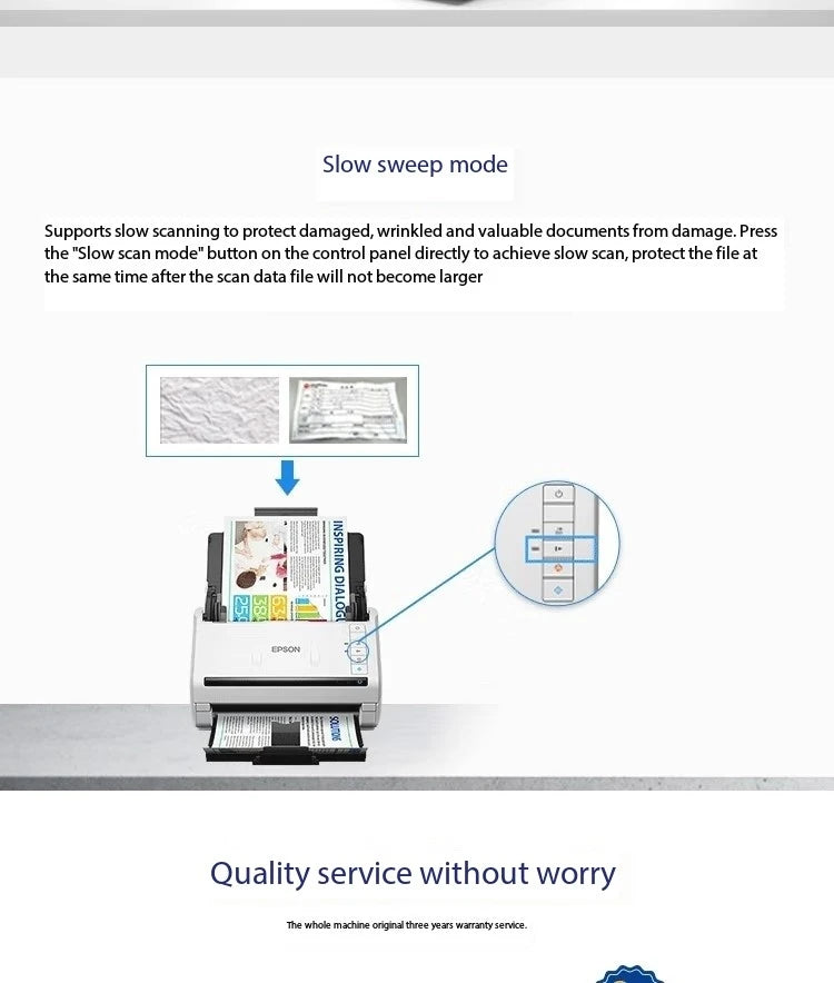 DS530 Ouble-sided Color Scanning High-definition Professional Office High-speed Automatic Continuous Feeding