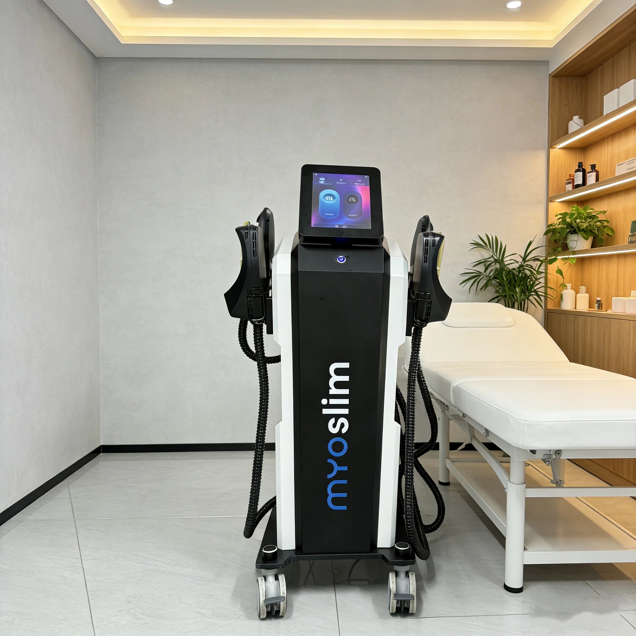 Professional Ems Ultra Pro RF Body Sculpt Shape Zero Myoslim Hiemt Neo Muscle Stimulator 4 Handle Machine for Salon