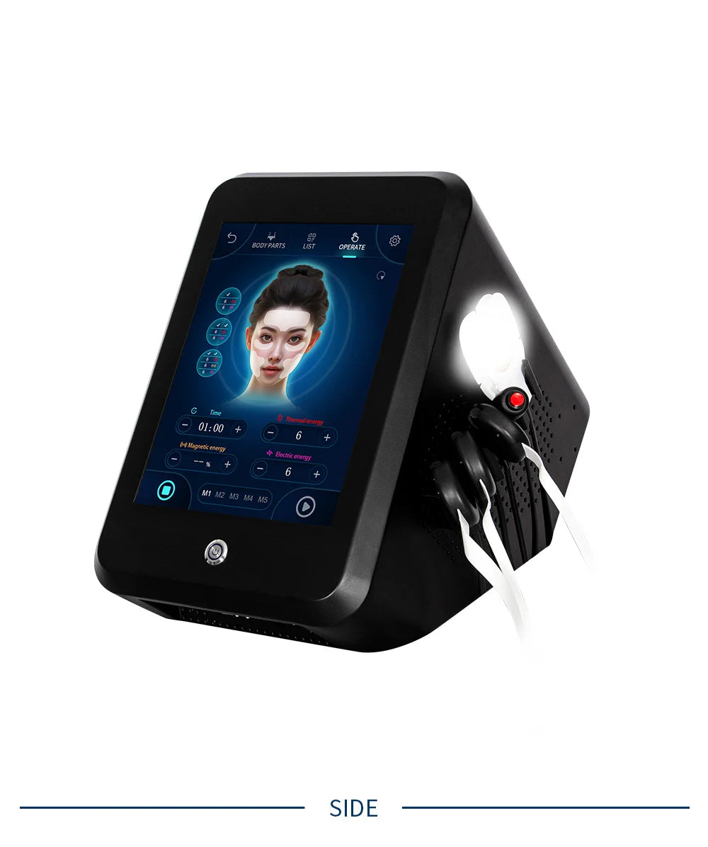 myoslim facial shaping machine, specializing in removing wrinkles, face-lifting, skin cooling and collagen activity,